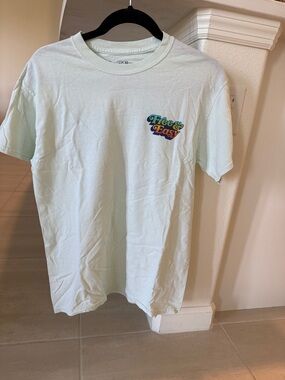 Free & Easy Short Sleeve Tee in Light Mint size medium
